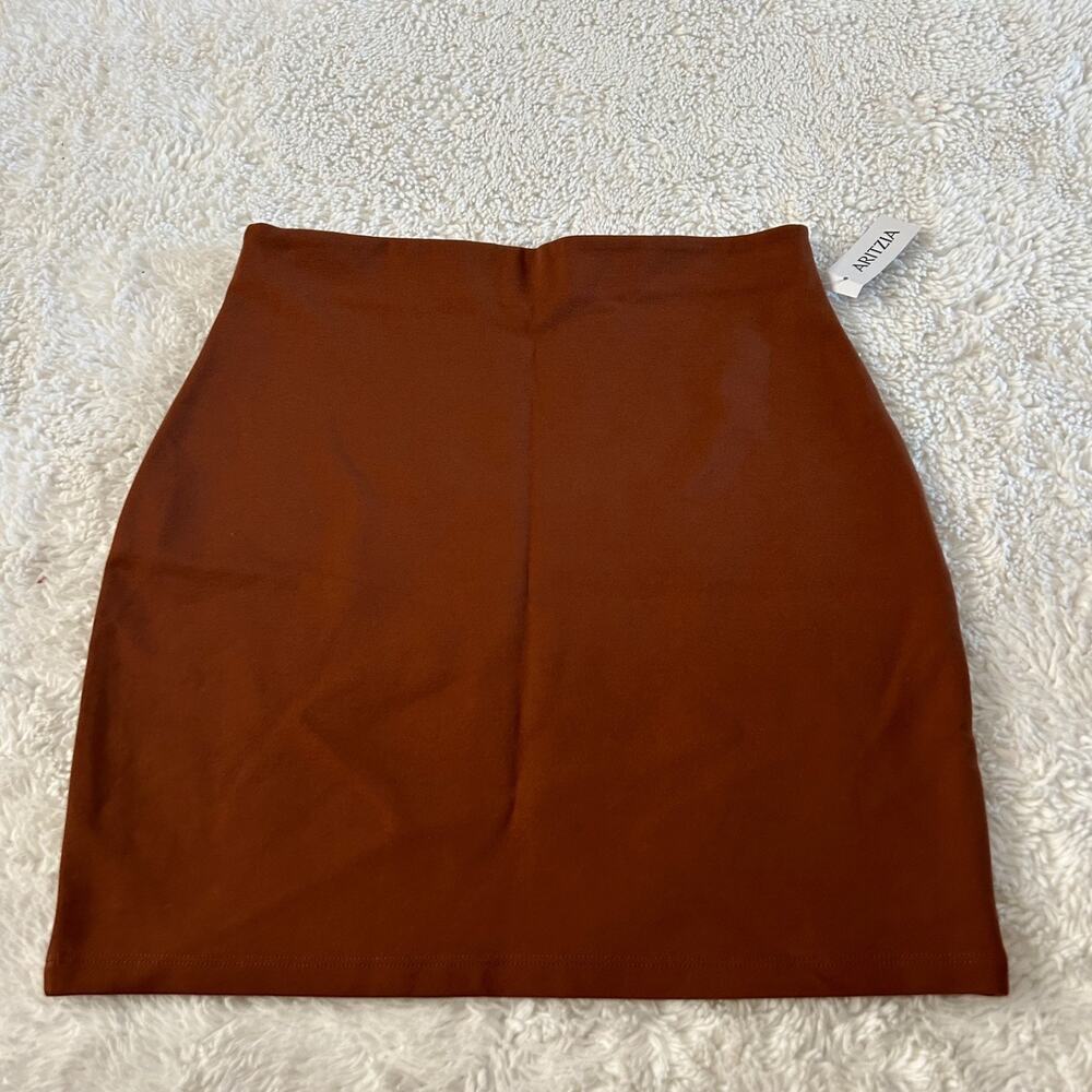 Aritzia Sunday Best Womens Brown Mini Skirt Sz S Preppy Beach Boho Indie Resort